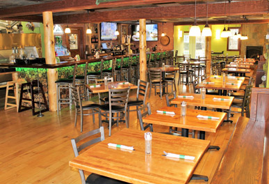 Dining room of Dizzy Chicken